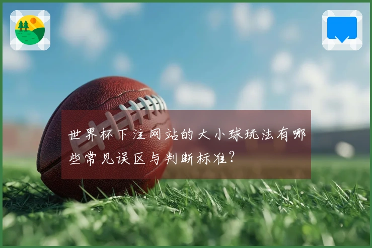 世界杯下注网站的大小球玩法有哪些常见误区与判断标准？