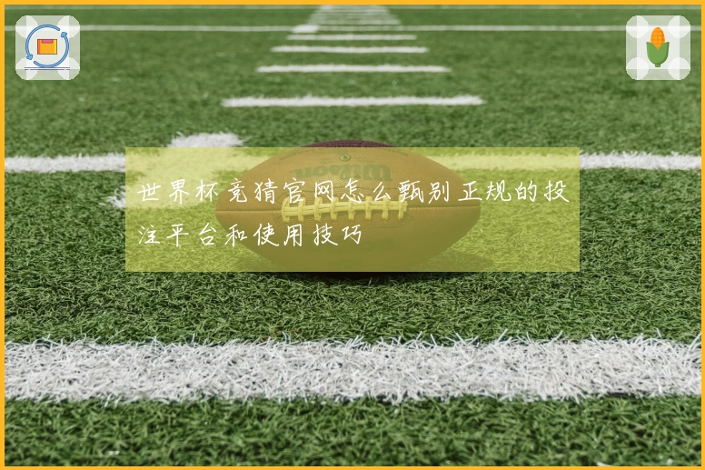 世界杯竞猜官网怎么甄别正规的投注平台和使用技巧