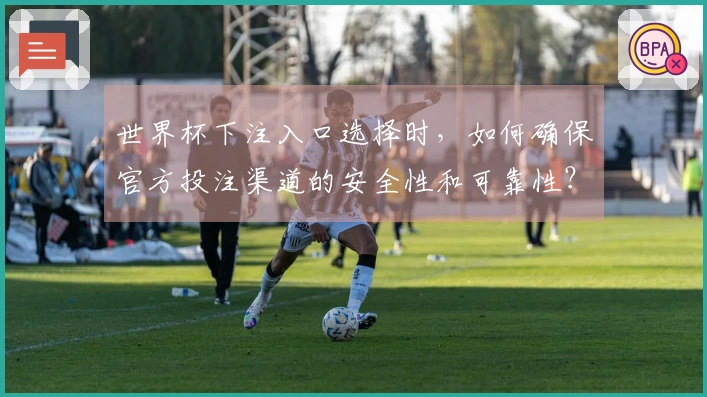 世界杯下注入口选择时,如何确保官方投注渠道的安全性和可靠性?